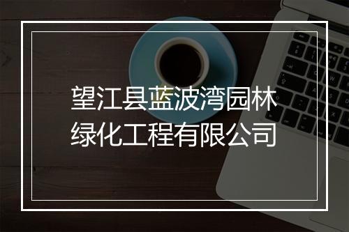 望江县蓝波湾园林绿化工程有限公司