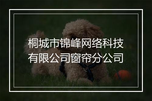 桐城市锦峰网络科技有限公司窗帘分公司