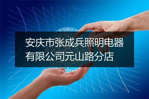 安庆市张成兵照明电器有限公司元山路分店
