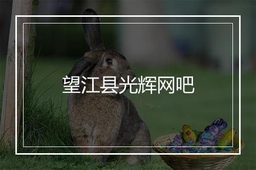 望江县光辉网吧