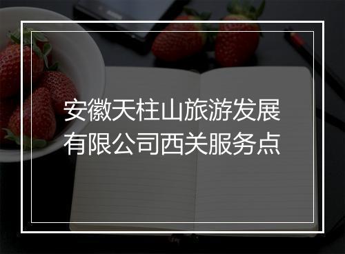安徽天柱山旅游发展有限公司西关服务点