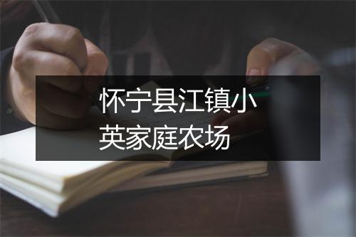 怀宁县江镇小英家庭农场