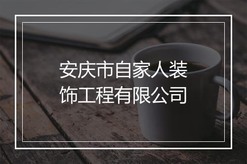安庆市自家人装饰工程有限公司