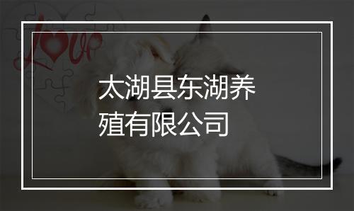 太湖县东湖养殖有限公司