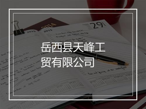 岳西县天峰工贸有限公司