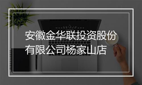 安徽金华联投资股份有限公司杨家山店