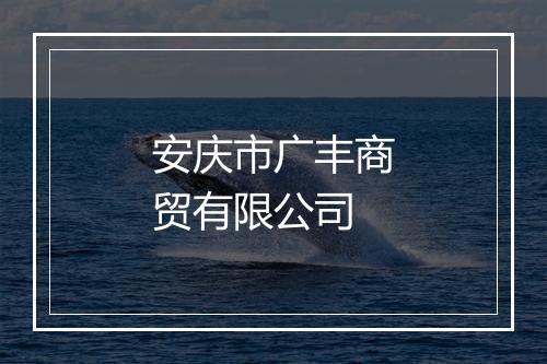 安庆市广丰商贸有限公司