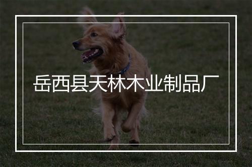 岳西县天林木业制品厂