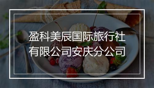 盈科美辰国际旅行社有限公司安庆分公司