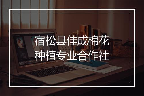 宿松县佳成棉花种植专业合作社