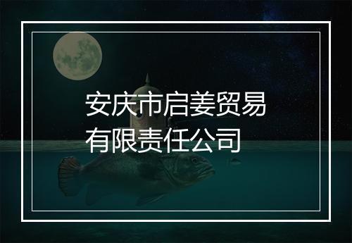 安庆市启姜贸易有限责任公司