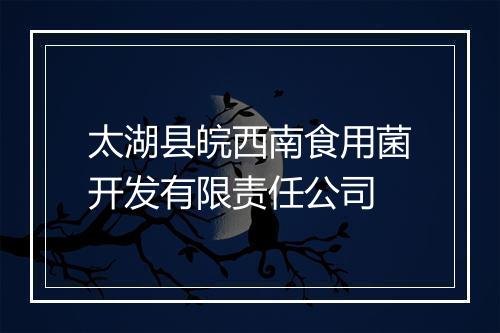 太湖县皖西南食用菌开发有限责任公司