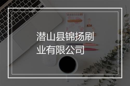 潜山县锦扬刷业有限公司