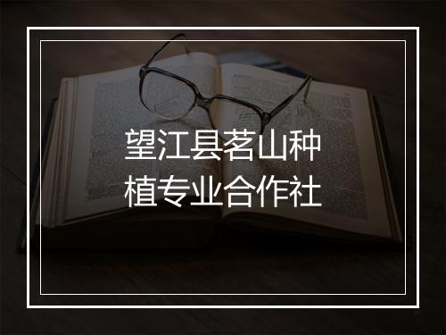 望江县茗山种植专业合作社