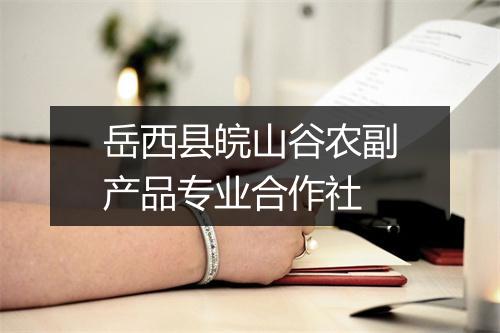 岳西县皖山谷农副产品专业合作社