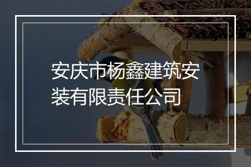 安庆市杨鑫建筑安装有限责任公司