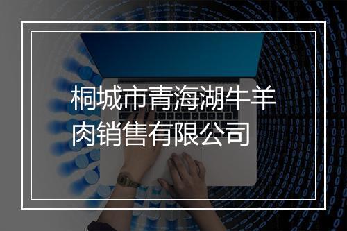 桐城市青海湖牛羊肉销售有限公司
