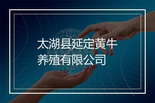 太湖县延定黄牛养殖有限公司