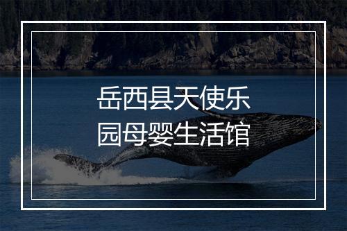 岳西县天使乐园母婴生活馆