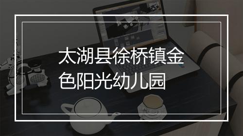 太湖县徐桥镇金色阳光幼儿园