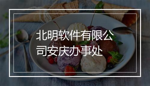北明软件有限公司安庆办事处