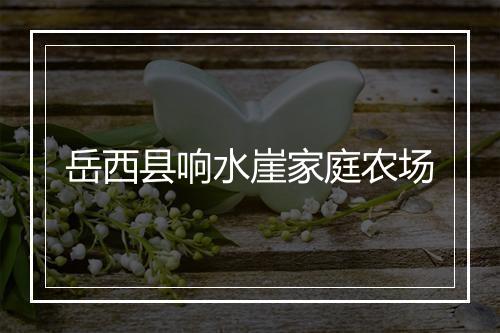 岳西县响水崖家庭农场