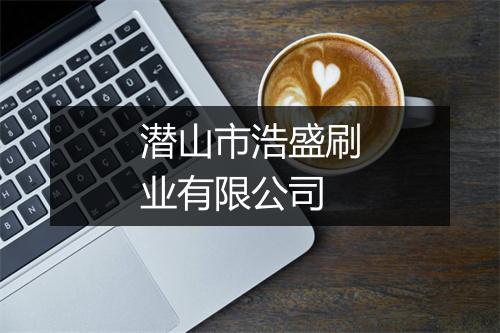 潜山市浩盛刷业有限公司