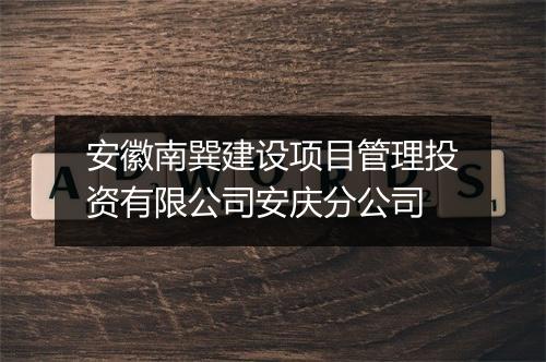 安徽南巽建设项目管理投资有限公司安庆分公司