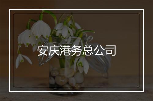 安庆港务总公司