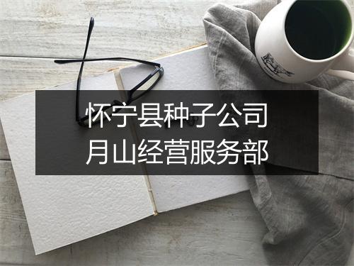 怀宁县种子公司月山经营服务部