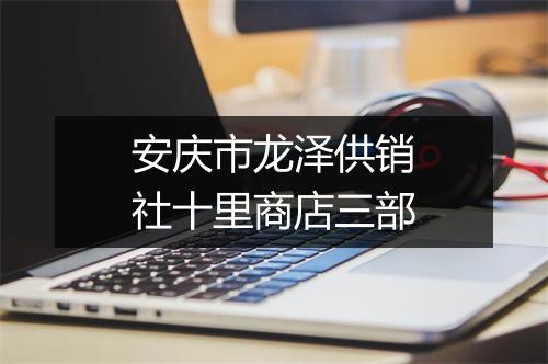 安庆市龙泽供销社十里商店三部