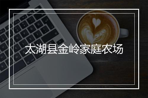 太湖县金岭家庭农场