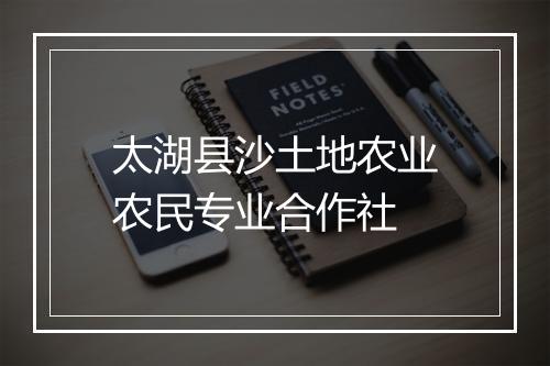 太湖县沙土地农业农民专业合作社