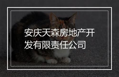 安庆天森房地产开发有限责任公司