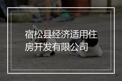 宿松县经济适用住房开发有限公司