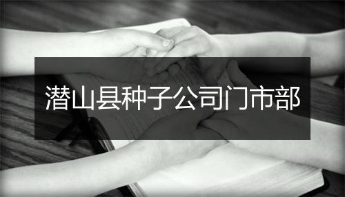 潜山县种子公司门市部