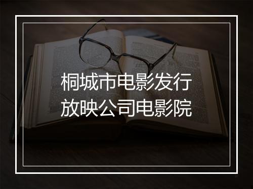 桐城市电影发行放映公司电影院