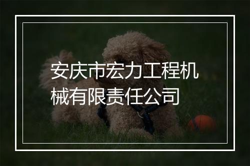 安庆市宏力工程机械有限责任公司
