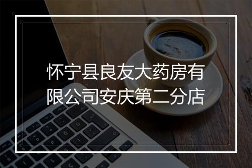 怀宁县良友大药房有限公司安庆第二分店