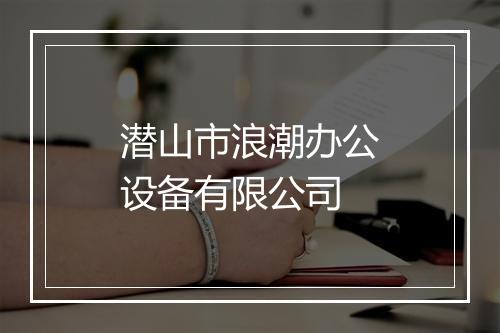 潜山市浪潮办公设备有限公司