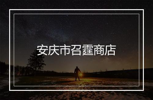 安庆市召霆商店