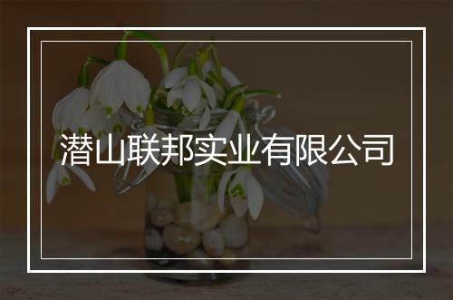 潜山联邦实业有限公司