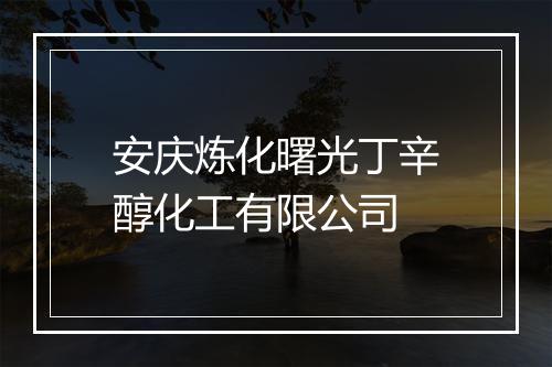 安庆炼化曙光丁辛醇化工有限公司