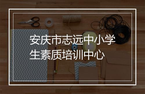 安庆市志远中小学生素质培训中心