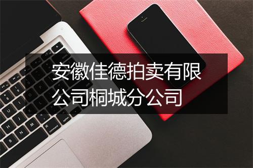 安徽佳德拍卖有限公司桐城分公司