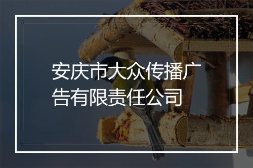 安庆市大众传播广告有限责任公司