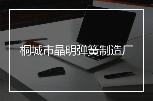 桐城市晶明弹簧制造厂