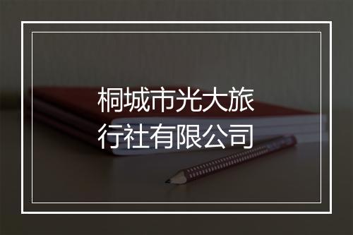 桐城市光大旅行社有限公司