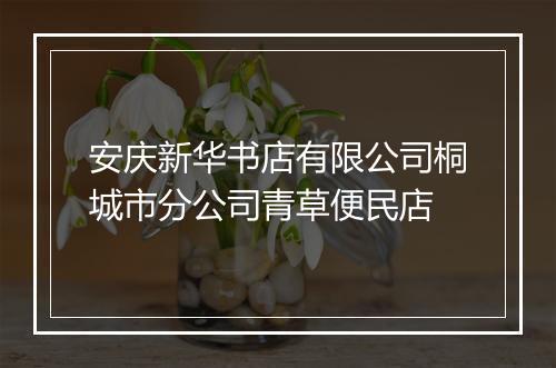 安庆新华书店有限公司桐城市分公司青草便民店