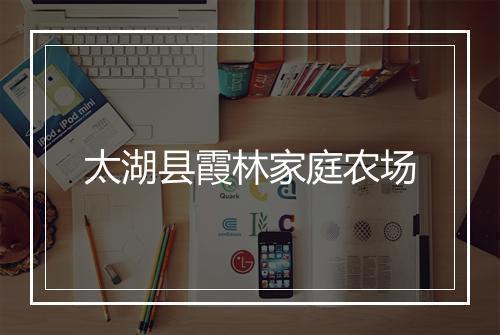 太湖县霞林家庭农场